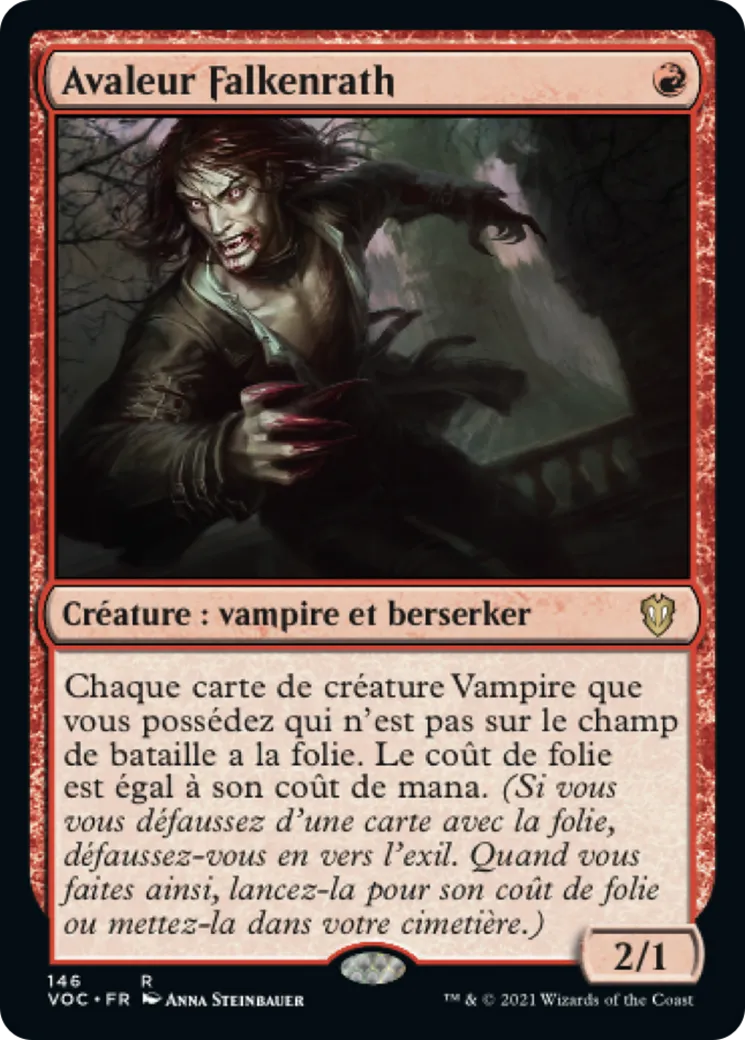 Avaleur Falkenrath — Crimson Vow Commander — Magic: The Gathering