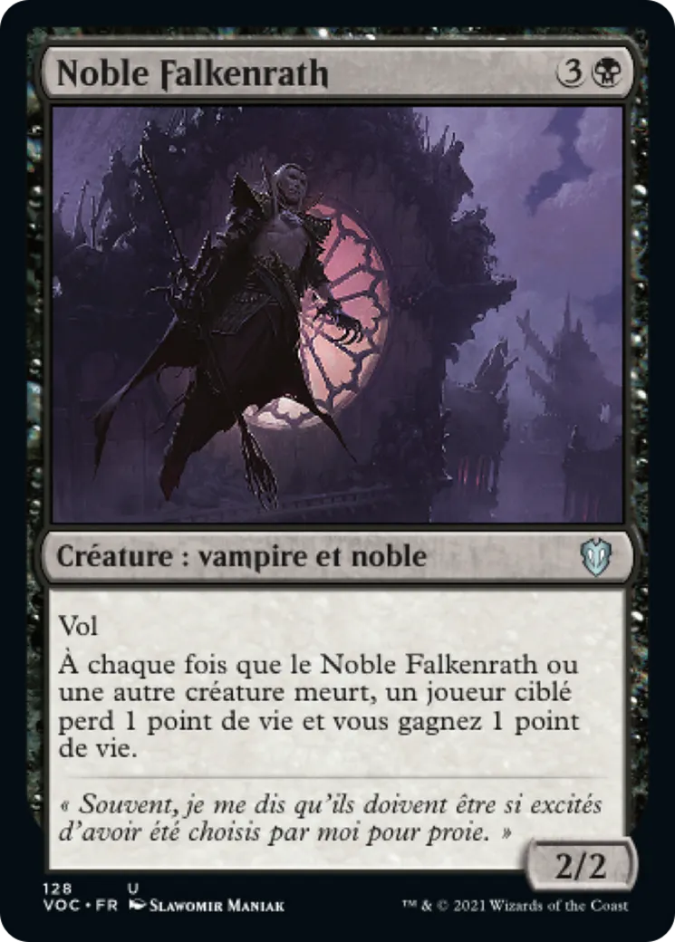 Noble Falkenrath — Crimson Vow Commander — Magic: The Gathering