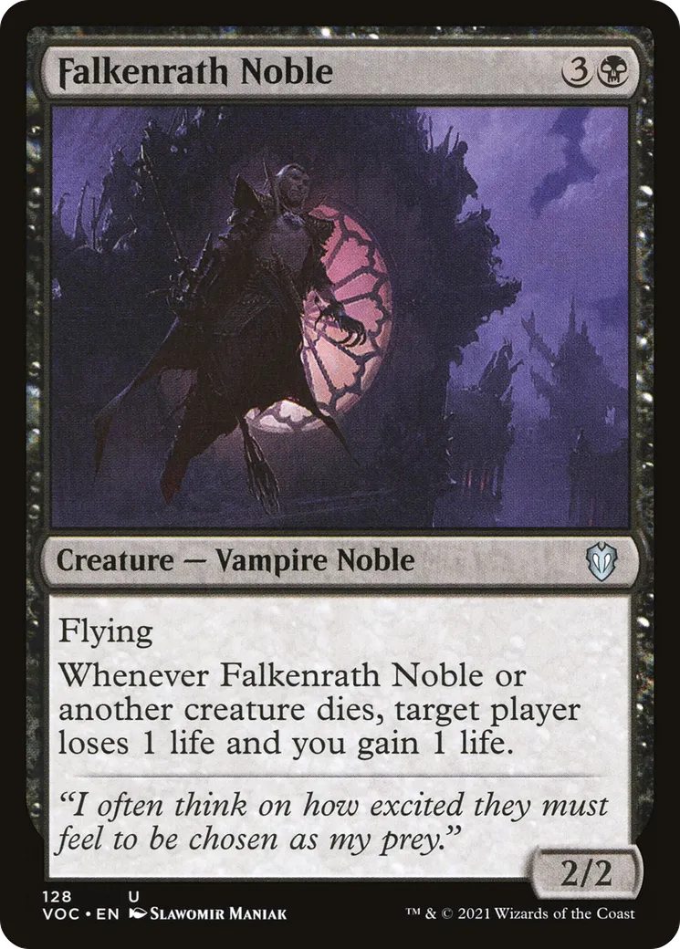 Falkenrath Noble from Crimson Vow Commander - Magic: The Gathering