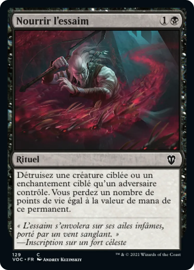 Nourrir l'essaim from Crimson Vow Commander - Magic: The Gathering