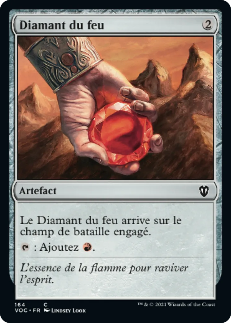 Diamant du feu — Crimson Vow Commander — Magic: The Gathering