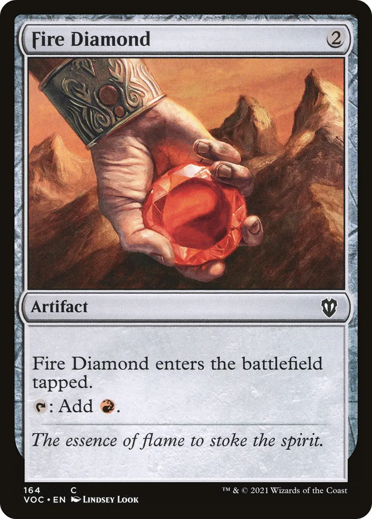 Fire Diamond from Crimson Vow Commander - Magic: The Gathering