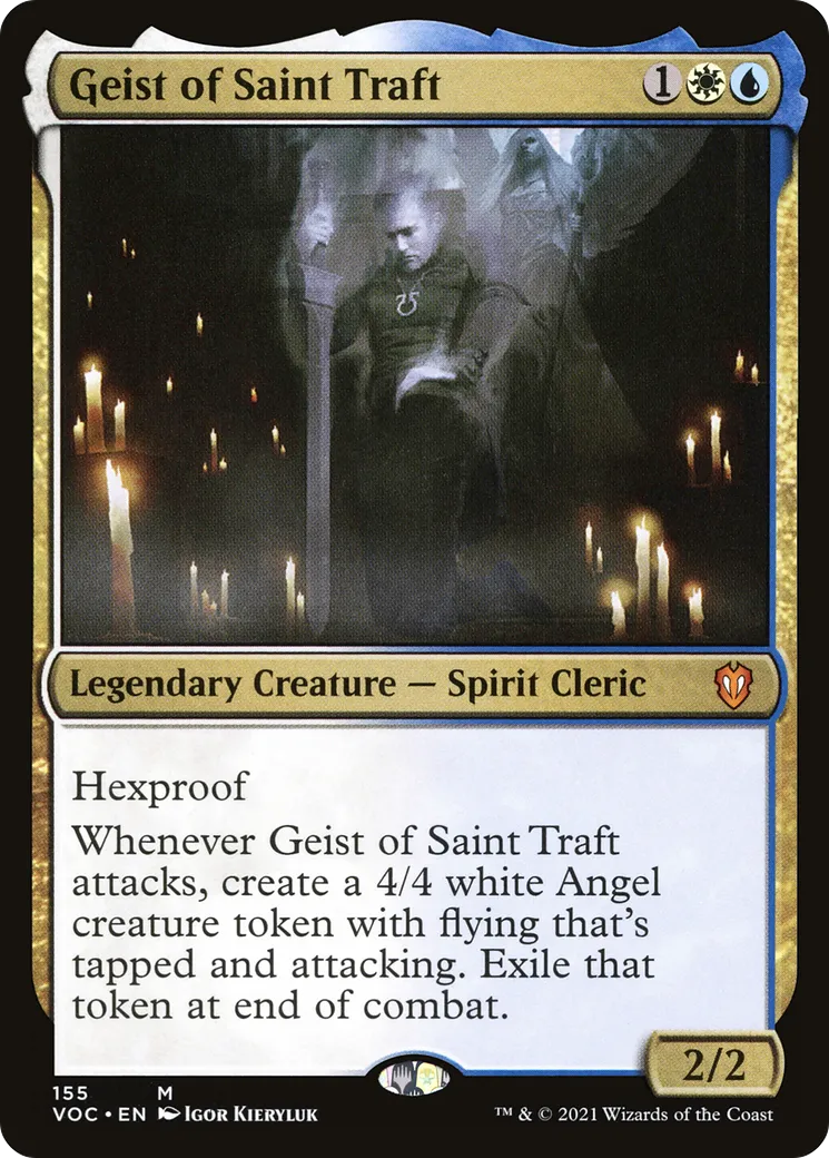 Geist of Saint Traft — Crimson Vow Commander — Magic: The Gathering