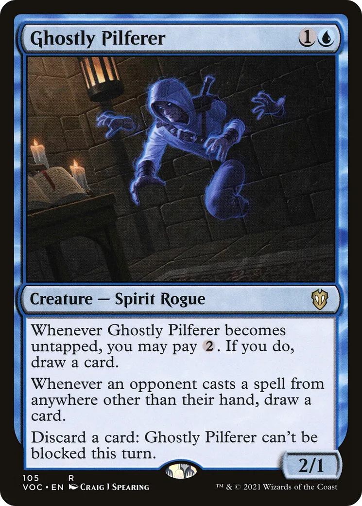 Ghostly Pilferer — Crimson Vow Commander — Magic: The Gathering