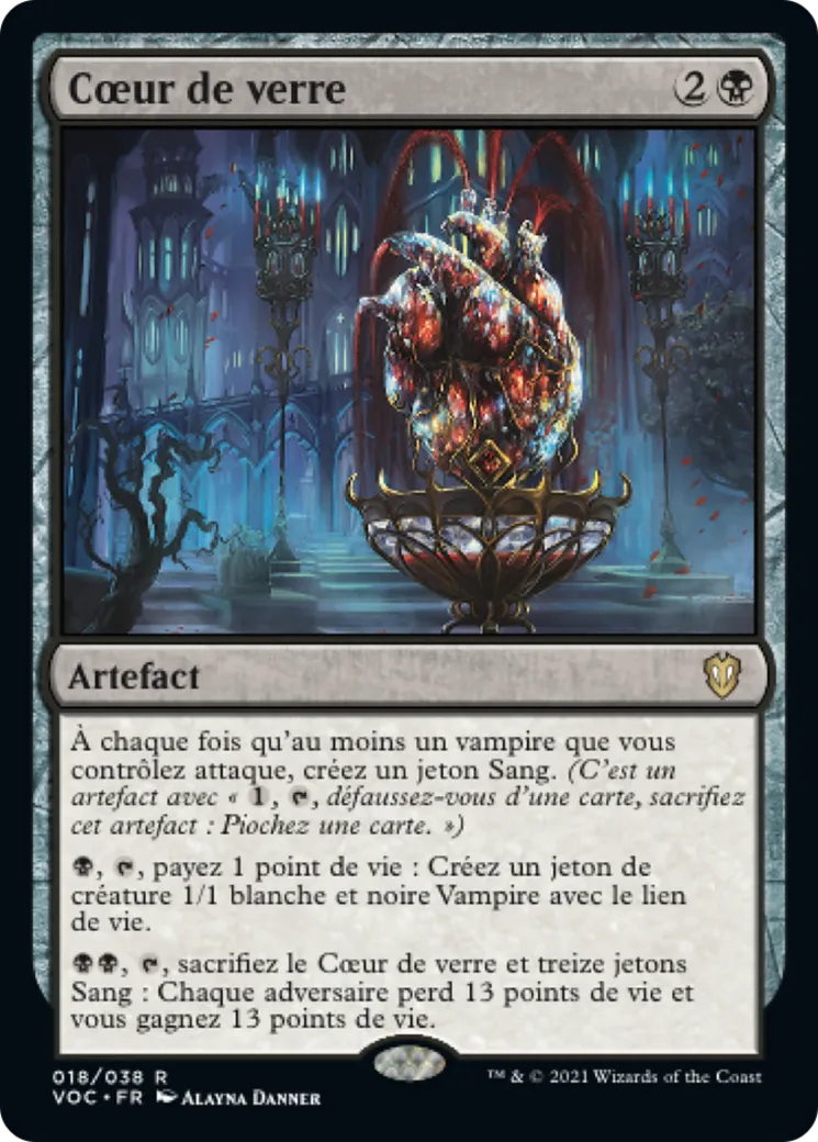 Cœur de verre — Crimson Vow Commander — Magic: The Gathering