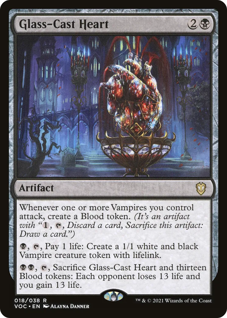 Cœur de verre — Crimson Vow Commander — Magic: The Gathering