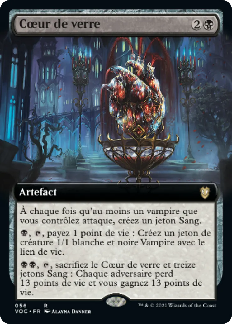 Cœur de verre — Crimson Vow Commander — Magic: The Gathering