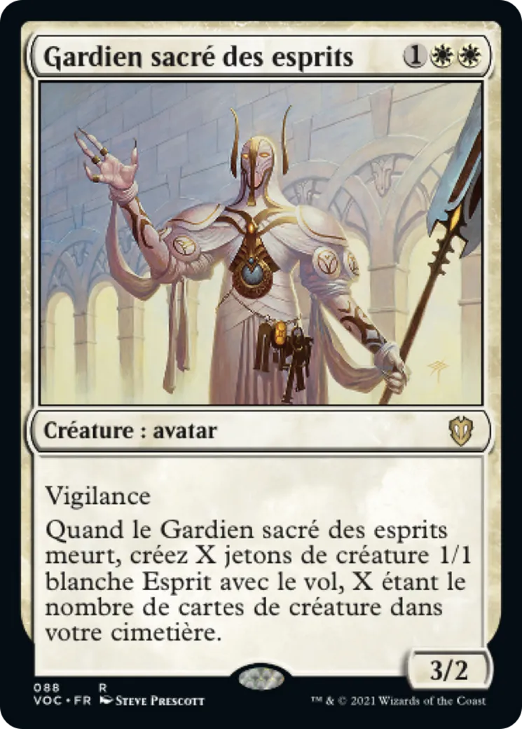 Gardien sacré des esprits — Crimson Vow Commander — Magic: The Gathering