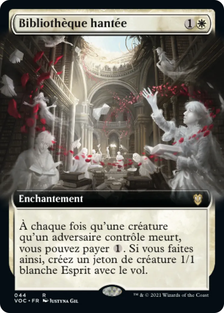 Bibliothèque hantée — Crimson Vow Commander — Magic: The Gathering