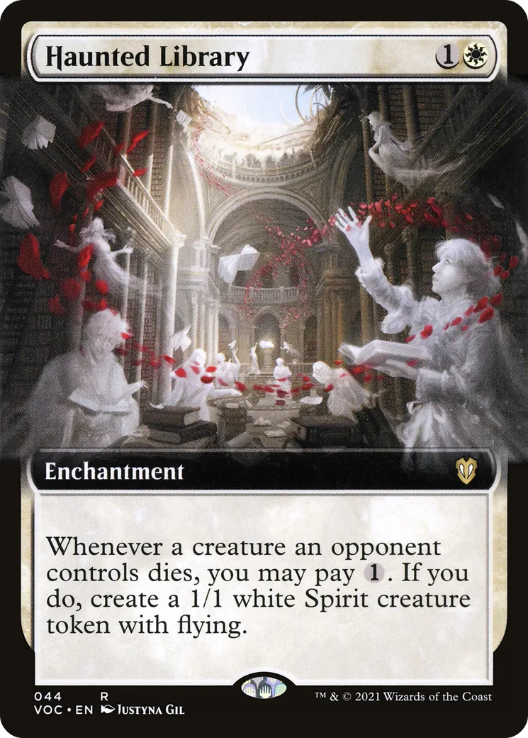 Haunted Library — Crimson Vow Commander — Magic: The Gathering
