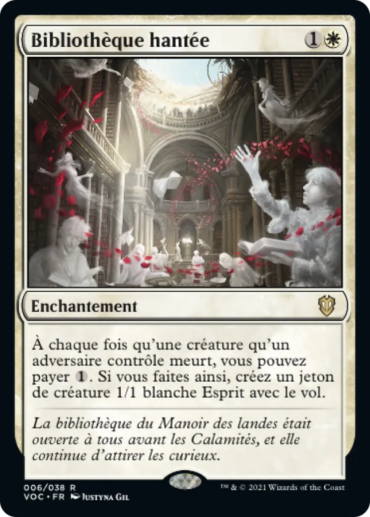 Bibliothèque hantée — Crimson Vow Commander — Magic: The Gathering