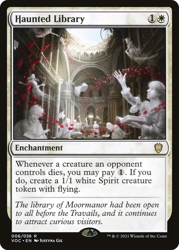 Haunted Library — Crimson Vow Commander — Magic: The Gathering