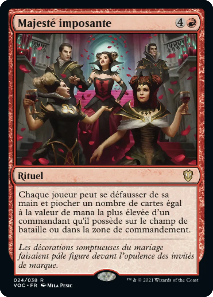 Majesté imposante — Crimson Vow Commander — Magic: The Gathering