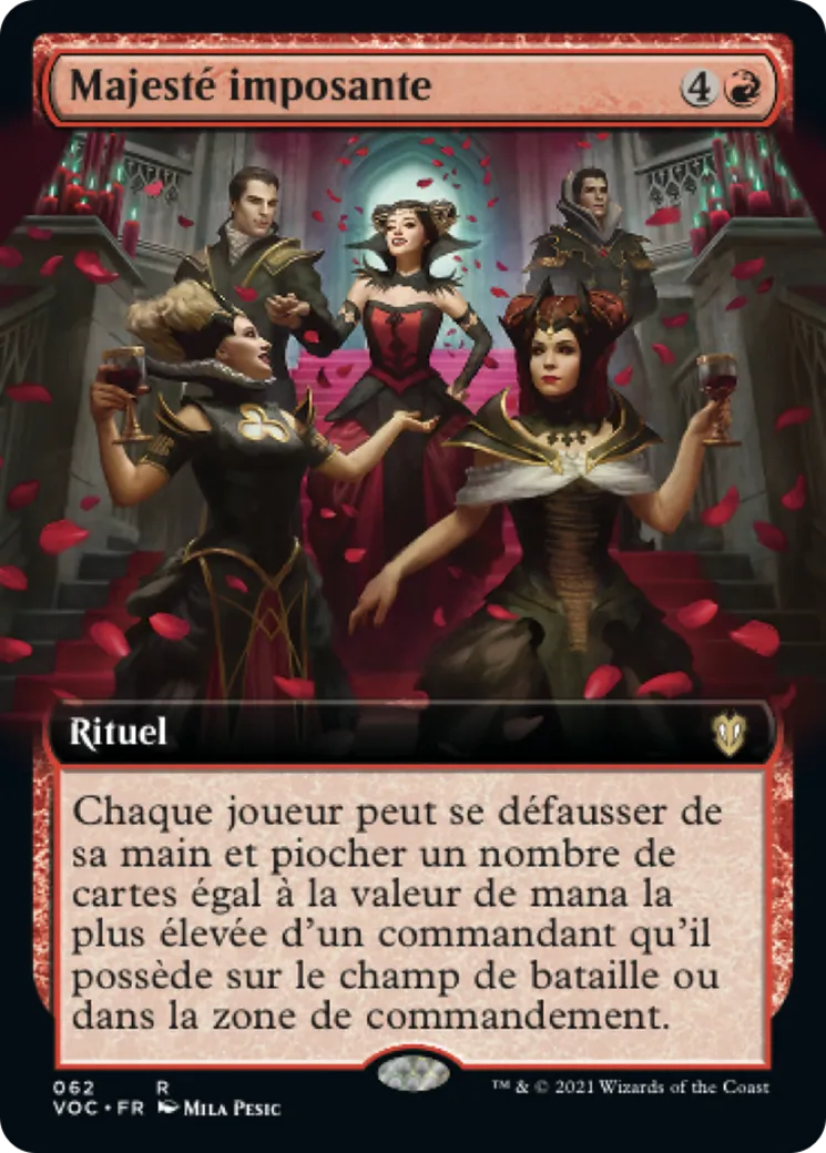 Majesté imposante — Crimson Vow Commander — Magic: The Gathering