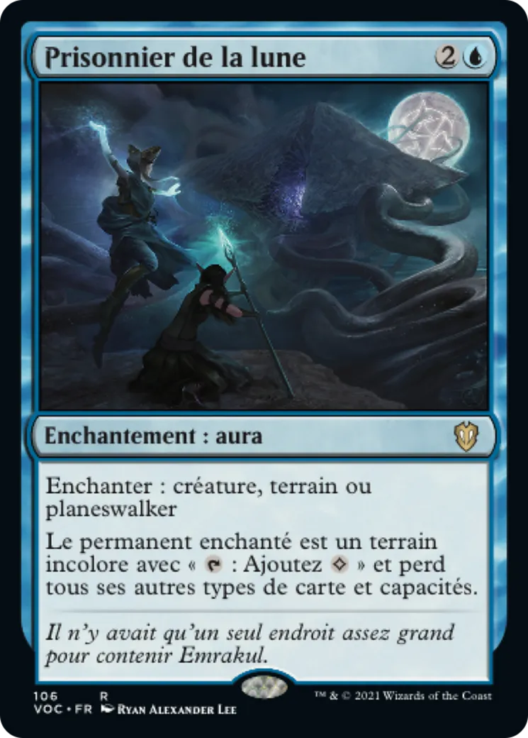 Prisonnier de la lune — Crimson Vow Commander — Magic: The Gathering