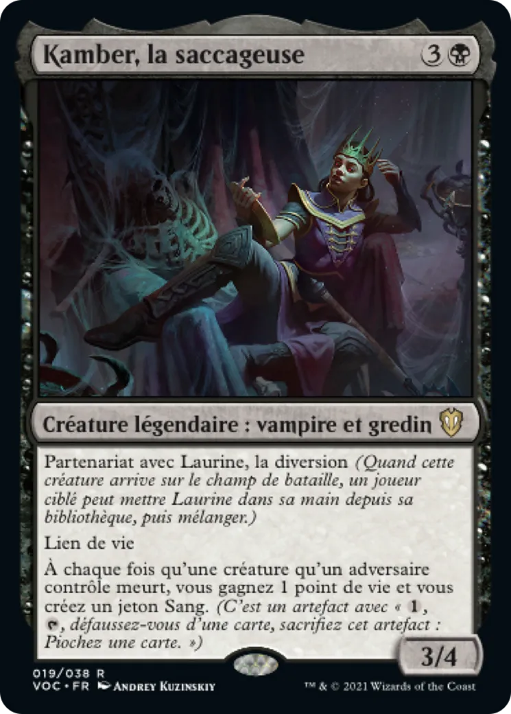 Kamber, la saccageuse from Crimson Vow Commander - Magic: The Gathering
