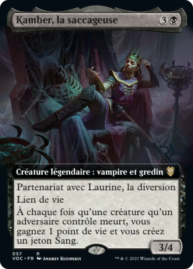Kamber, la saccageuse — Crimson Vow Commander — Magic: The Gathering