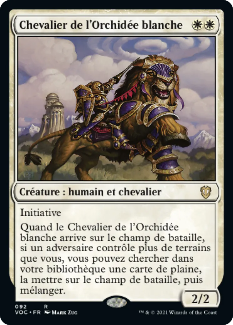 Chevalier de l'Orchidée blanche — Crimson Vow Commander — Magic: The Gathering