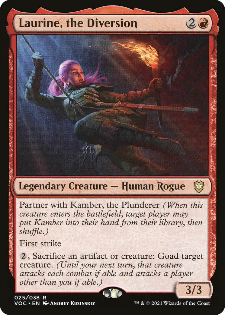 Laurine, the Diversion — Crimson Vow Commander — Magic: The Gathering