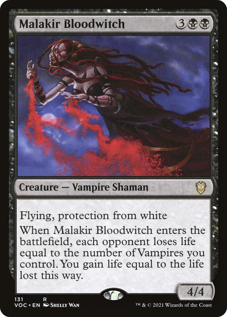 Malakir Bloodwitch — Crimson Vow Commander — Magic: The Gathering