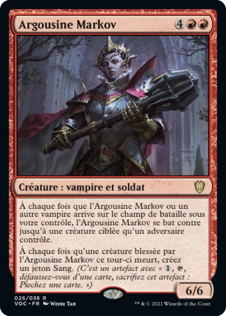 Argousine Markov — Crimson Vow Commander — Magic: The Gathering
