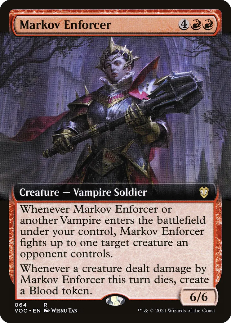 Markov Enforcer — Crimson Vow Commander — Magic: The Gathering
