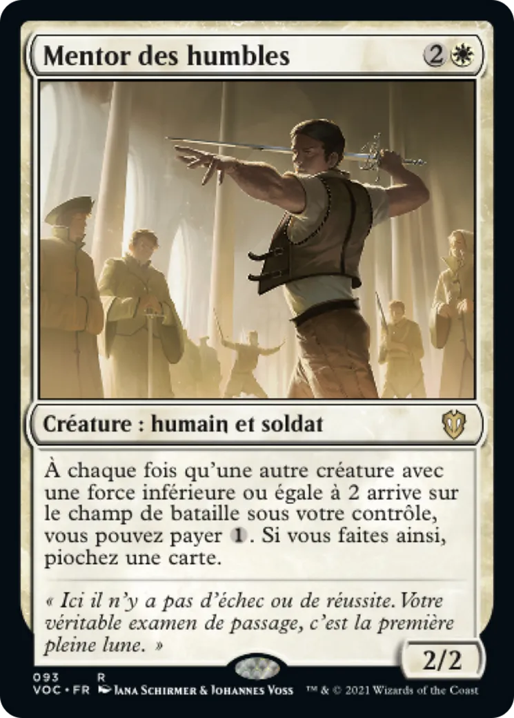 Mentor des humbles — Crimson Vow Commander — Magic: The Gathering
