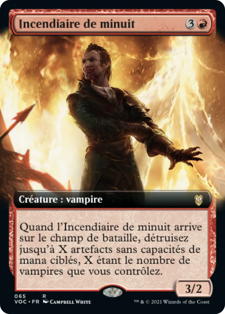 Incendiaire de minuit — Crimson Vow Commander — Magic: The Gathering
