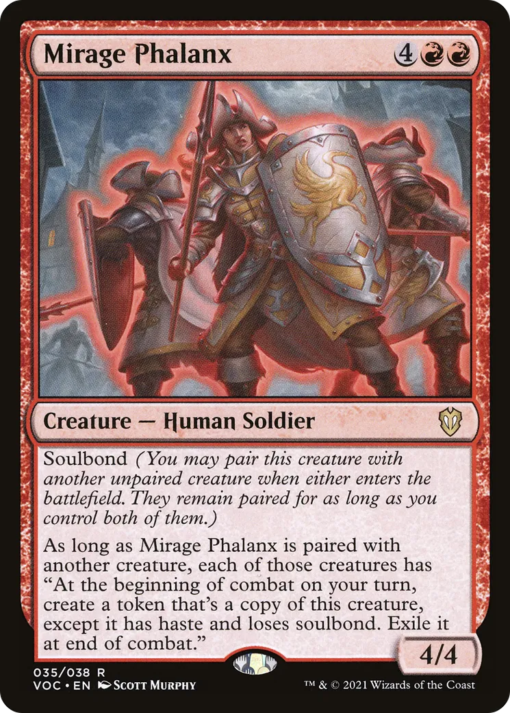 Mirage Phalanx — Crimson Vow Commander — Magic: The Gathering