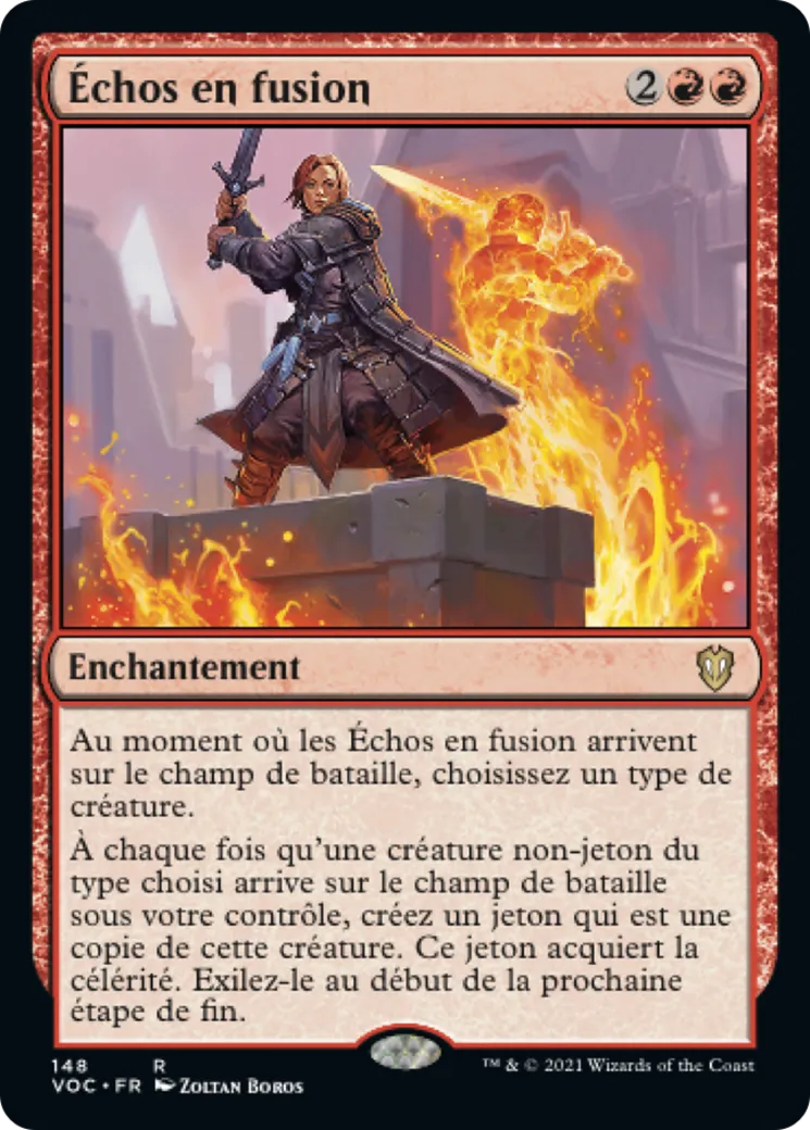 Échos en fusion — Crimson Vow Commander — Magic: The Gathering