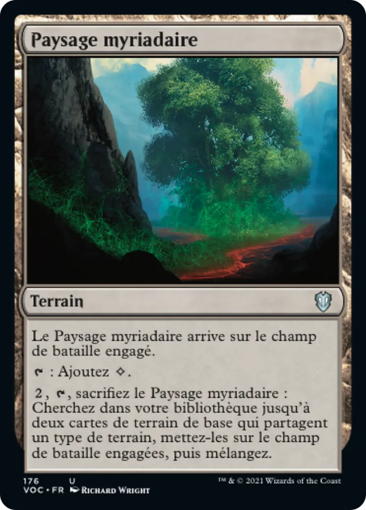 Paysage myriadaire — Crimson Vow Commander — Magic: The Gathering