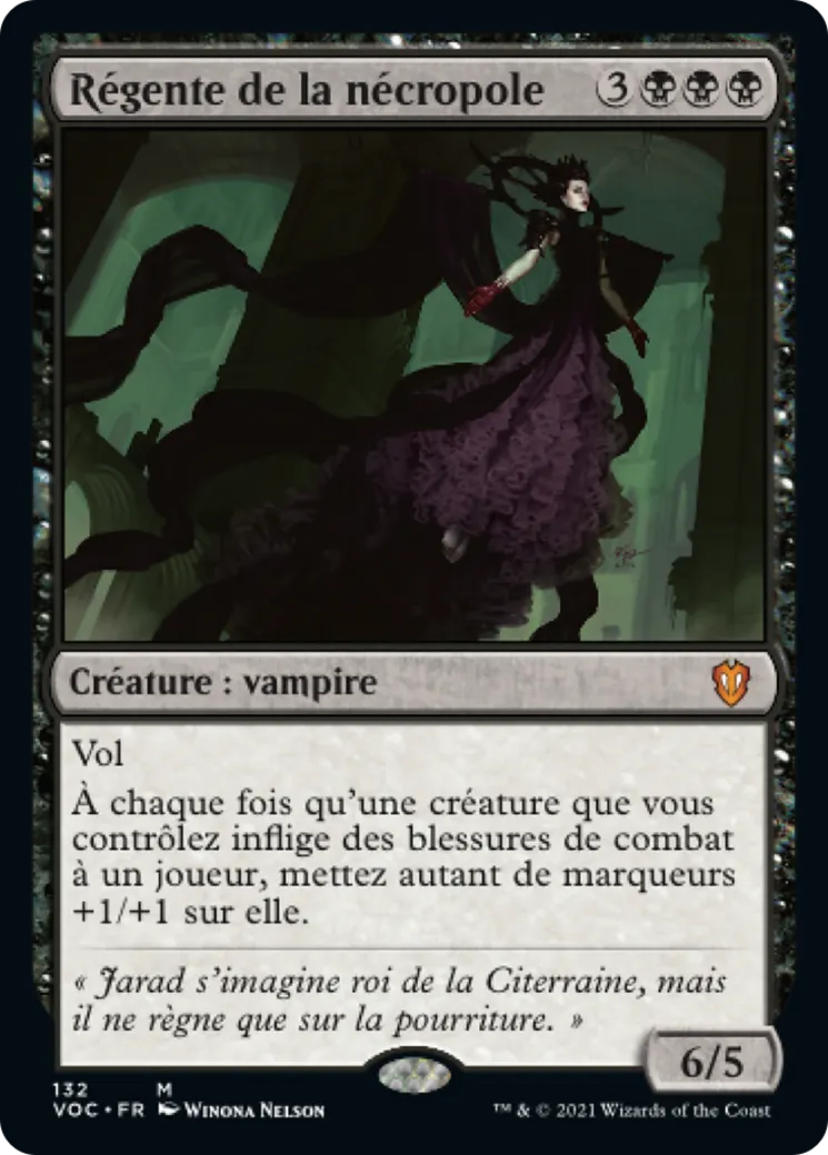 Régente de la nécropole from Crimson Vow Commander - Magic: The Gathering