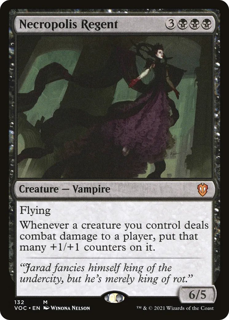 Régente de la nécropole — Crimson Vow Commander — Magic: The Gathering
