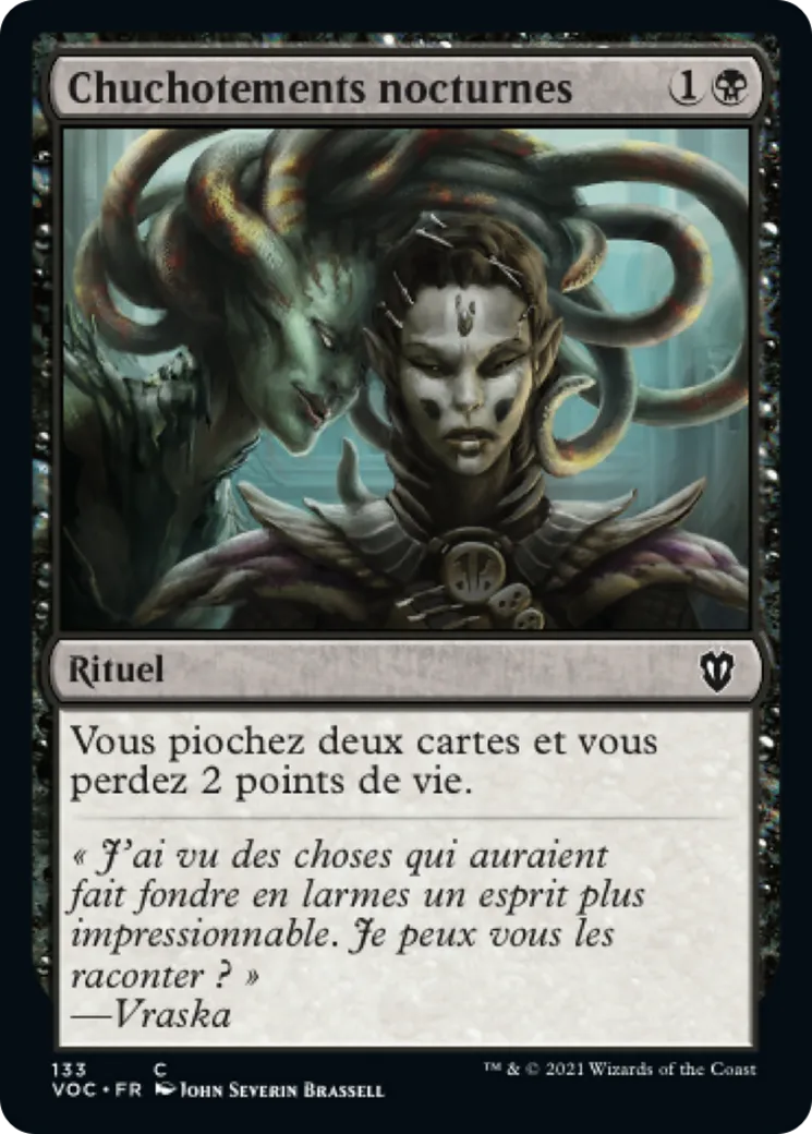 Chuchotements nocturnes from Crimson Vow Commander - Magic: The Gathering