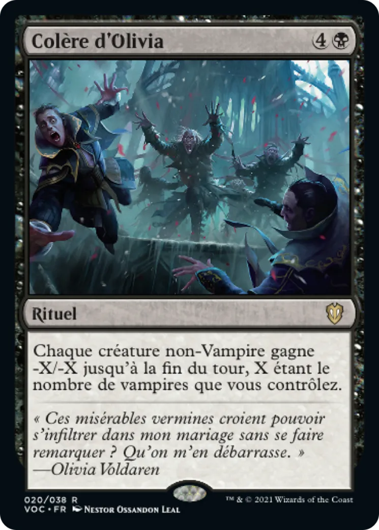 Colère d'Olivia — Crimson Vow Commander — Magic: The Gathering