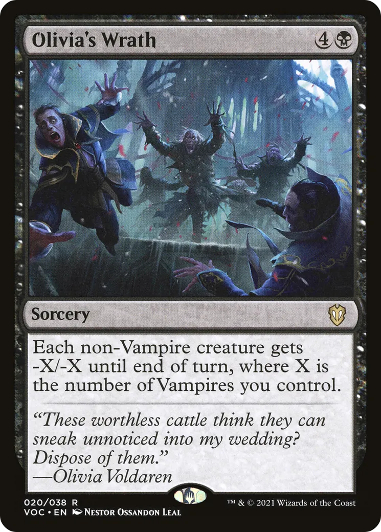 Olivia's Wrath — Crimson Vow Commander — Magic: The Gathering