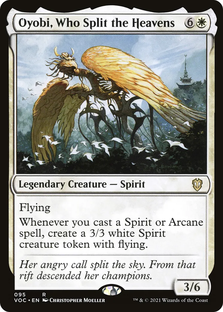 Oyobi, Who Split the Heavens — Crimson Vow Commander — Magic: The Gathering