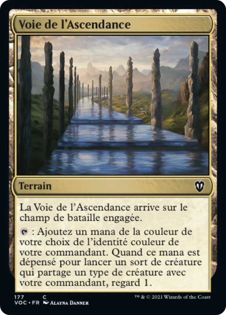 Voie de l'Ascendance — Crimson Vow Commander — Magic: The Gathering