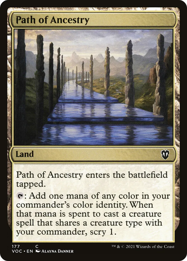 Path of Ancestry — Crimson Vow Commander — Magic: The Gathering