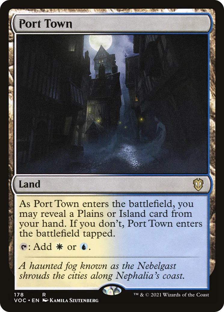 Port Town — Crimson Vow Commander — Magic: The Gathering