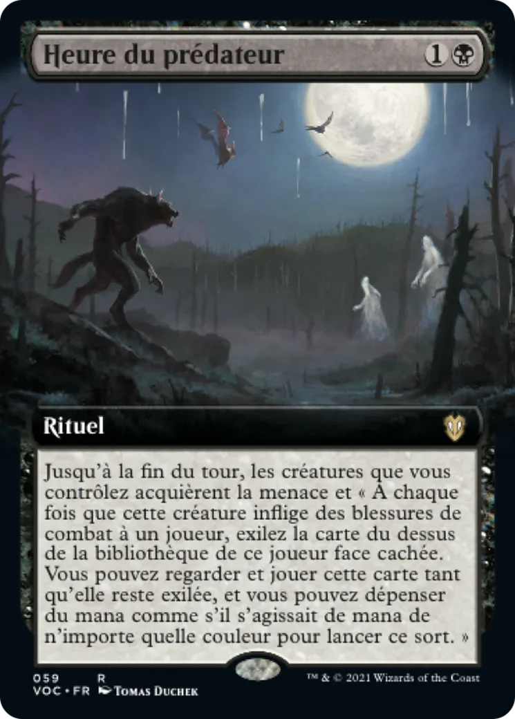 Heure du prédateur — Crimson Vow Commander — Magic: The Gathering