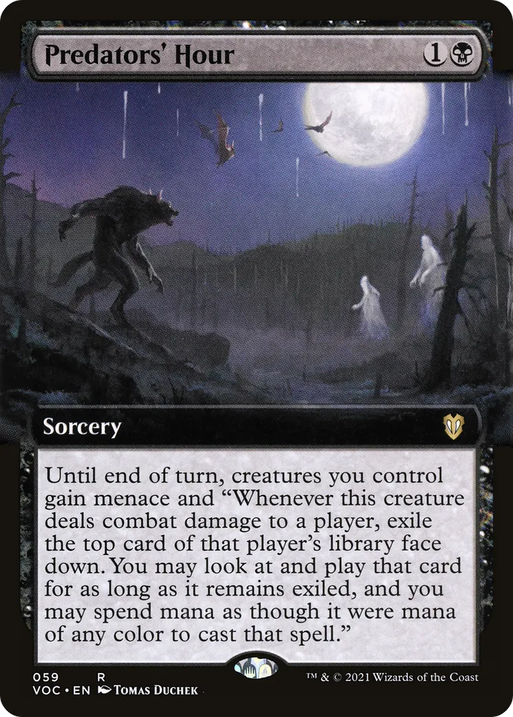 Predators' Hour — Crimson Vow Commander — Magic: The Gathering
