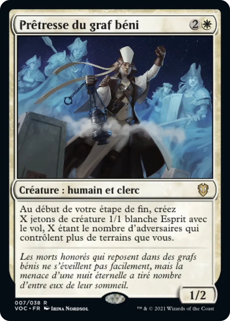 Prêtresse du graf béni — Crimson Vow Commander — Magic: The Gathering