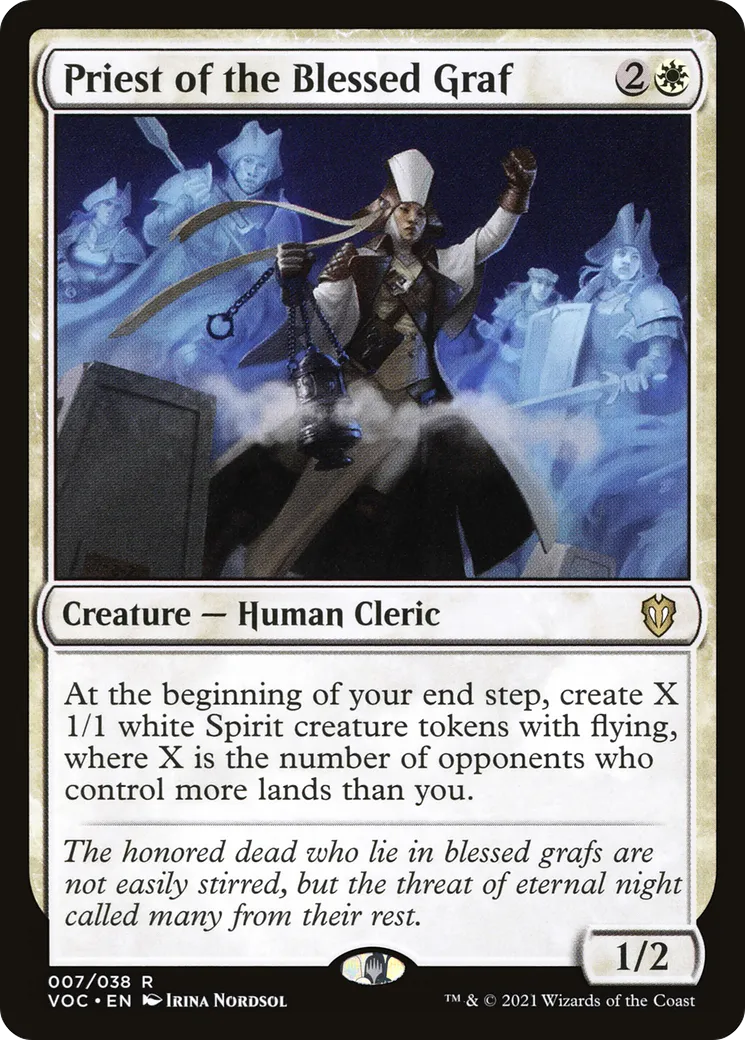 Prêtresse du graf béni — Crimson Vow Commander — Magic: The Gathering