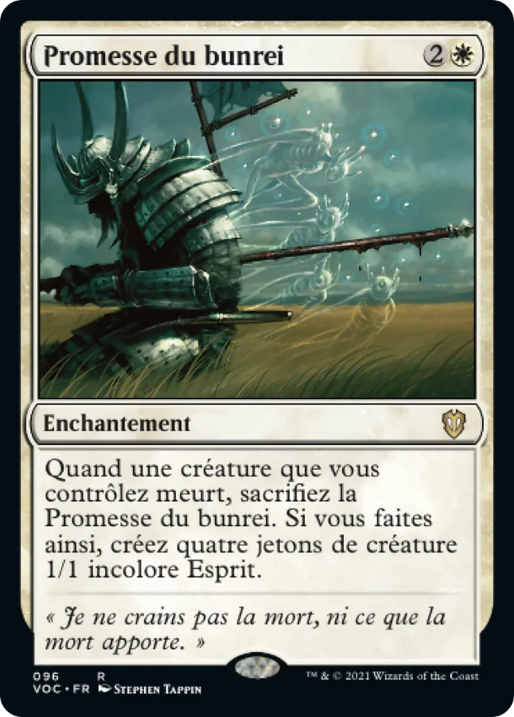 Promesse du bunrei — Crimson Vow Commander — Magic: The Gathering