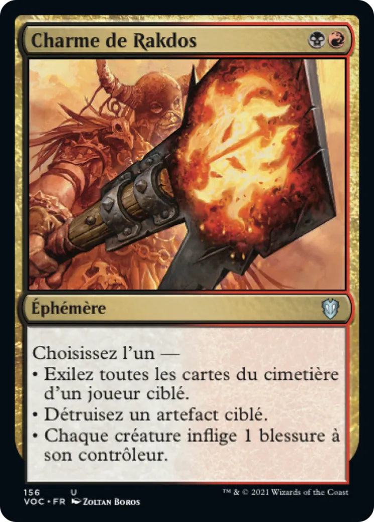 Charme de Rakdos from Crimson Vow Commander - Magic: The Gathering