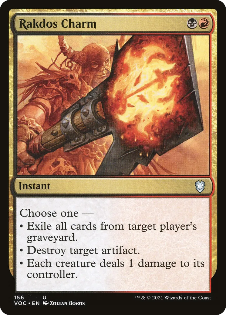 Rakdos Charm — Crimson Vow Commander — Magic: The Gathering