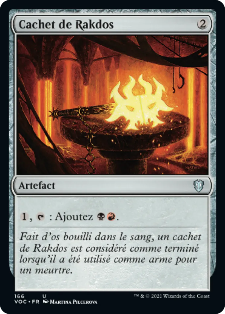 Cachet de Rakdos — Crimson Vow Commander — Magic: The Gathering