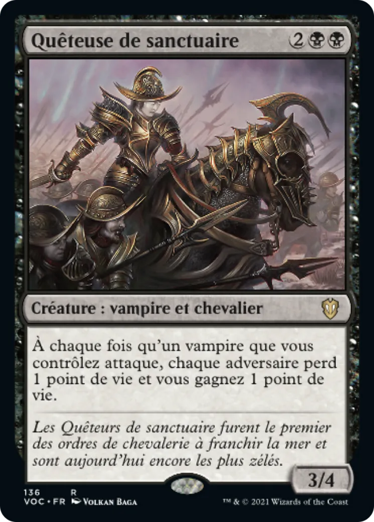 Quêteuse de sanctuaire — Crimson Vow Commander — Magic: The Gathering