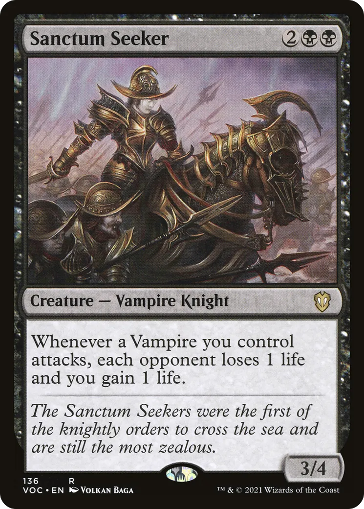 Quêteuse de sanctuaire — Crimson Vow Commander — Magic: The Gathering